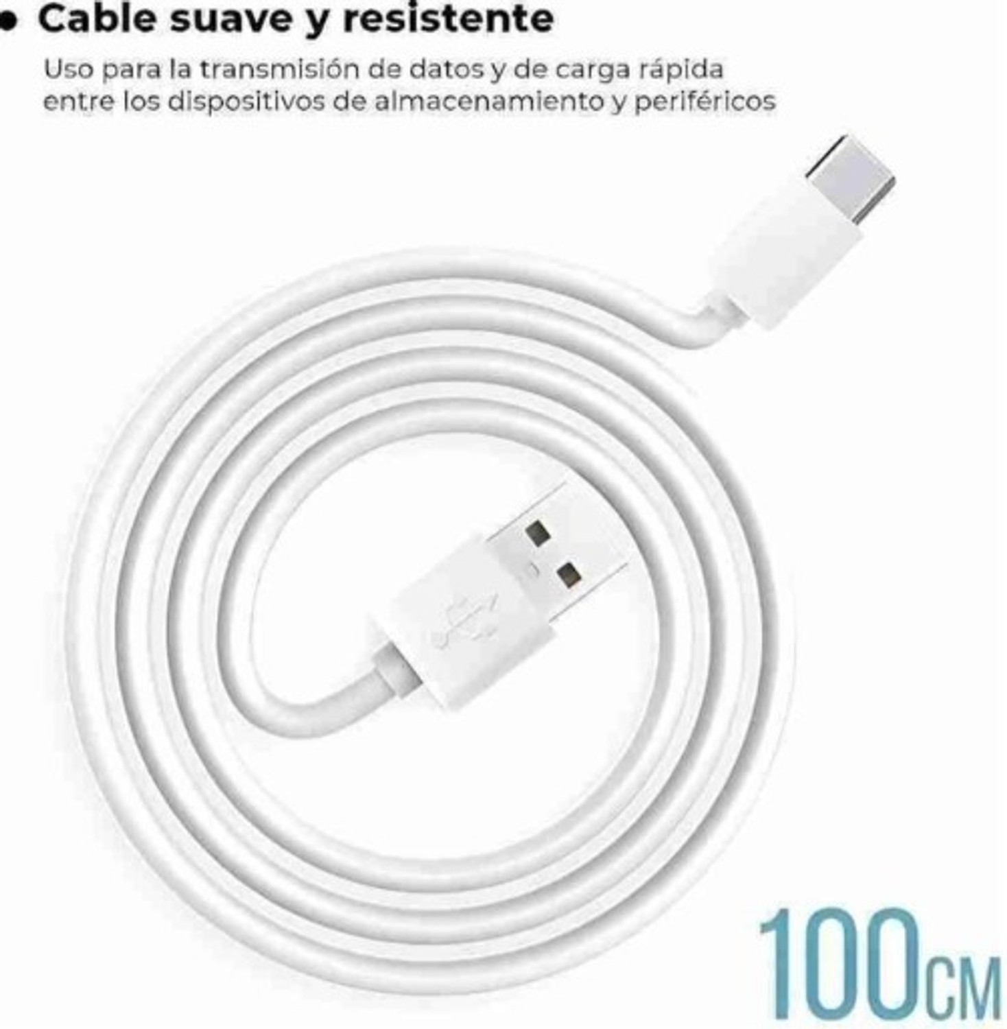Image of vivo USB Type C Cable 4 A 1 m Aluminum USB Type C Cable
