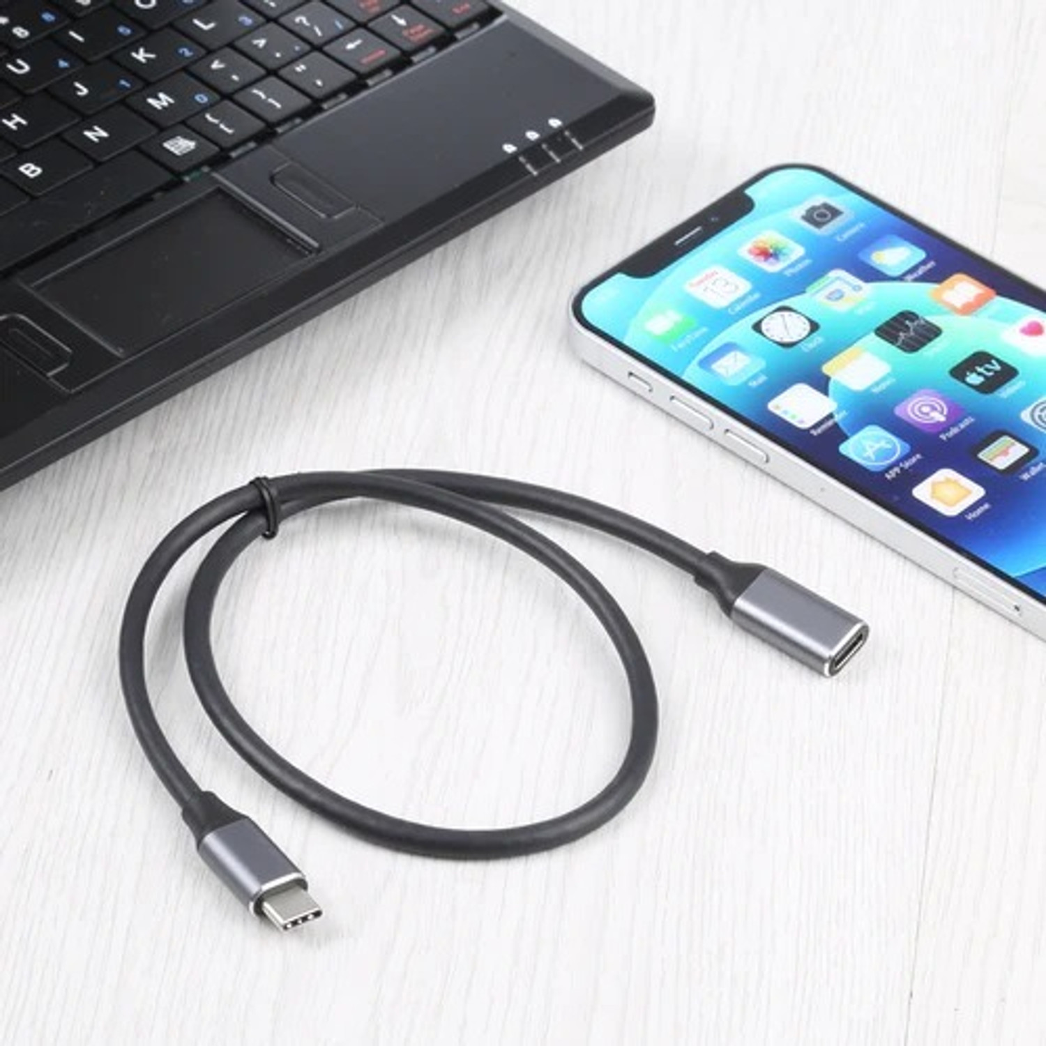 Image of TECHGEAR USB Type C Cable 1 m USB 3.1 Type C Cable, USB C Extension Cable Convenient to Use for Home
