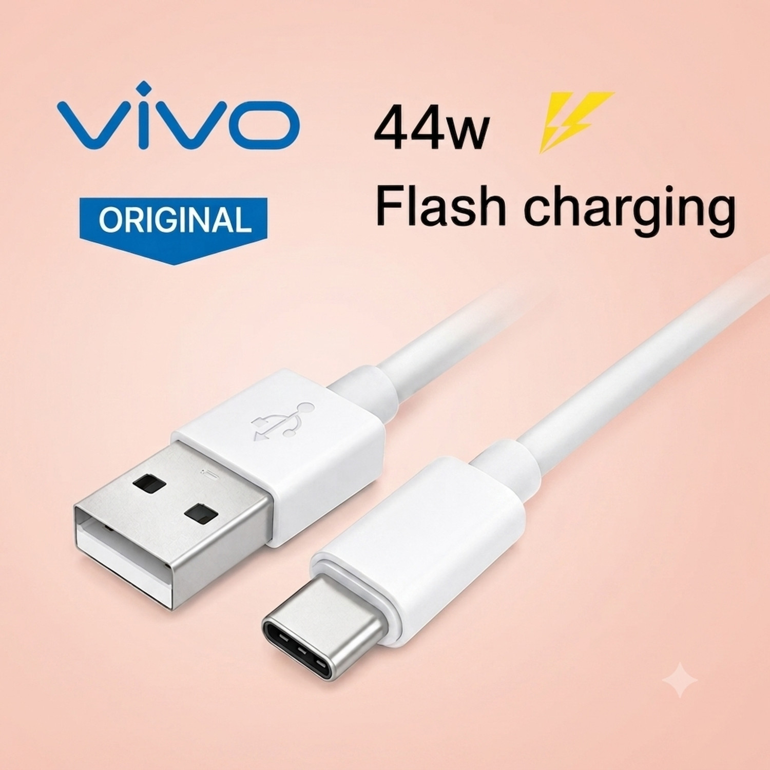vivo USB Type C Cable 3.5 A 1 m 44w-9