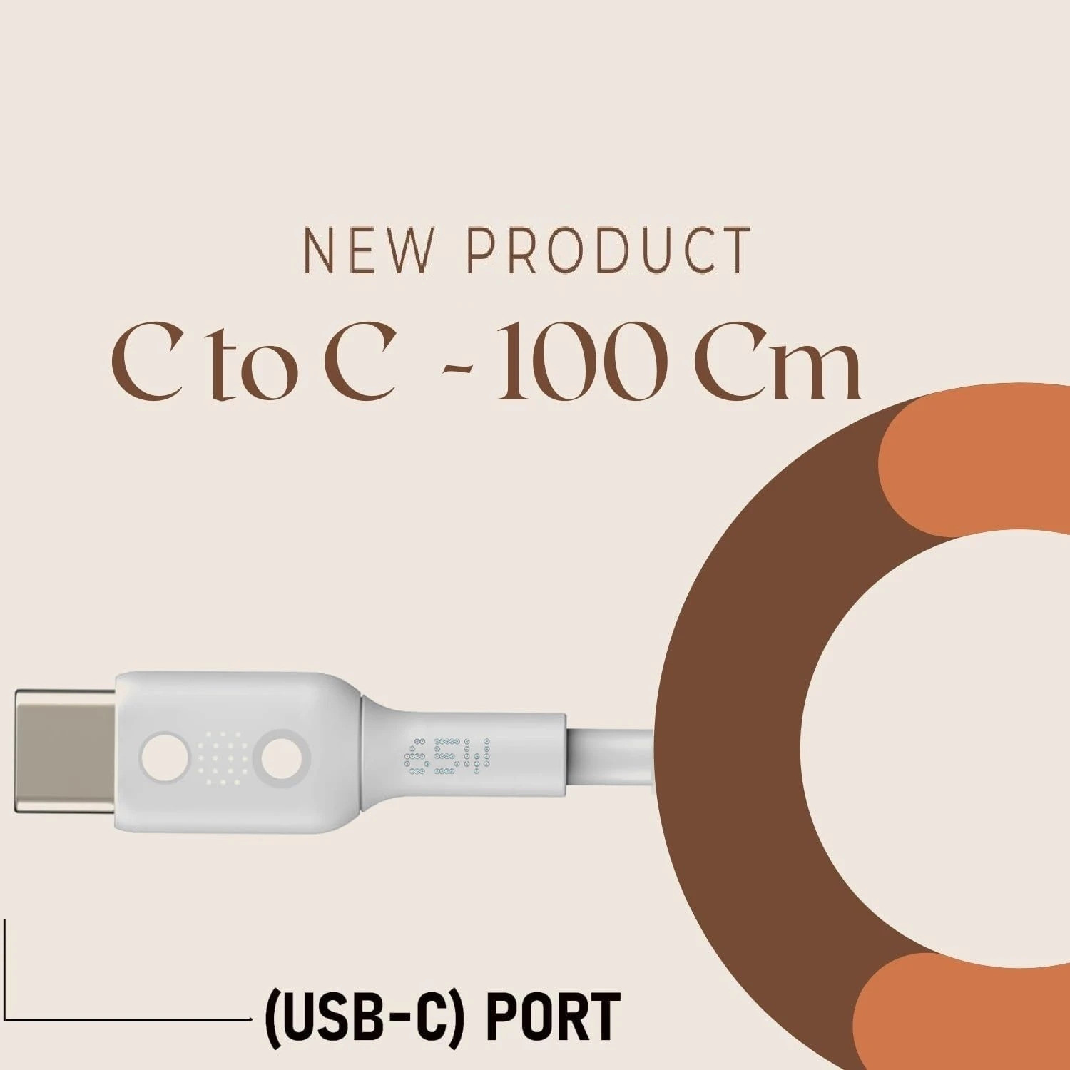 Image of Pacificdeals USB Type C Cable 3 A 1 m 65W 65 Watt USB Type C to C Fast Charging Cable