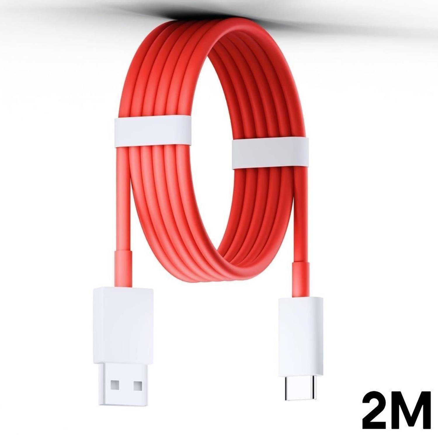 ChargHunt USB Type C Cable 7 A 2 m Copper 2 Meter Usb Type C Datacable Vooc\SuperVooc\Dash\Warp\Quick Charge all technology Supported