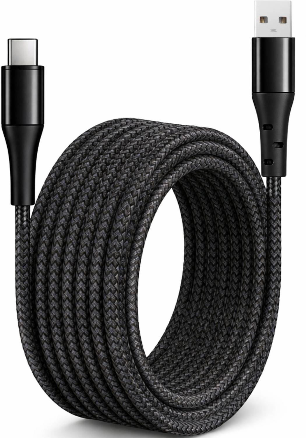 Sulania USB Type C Cable 5 A 3 m Braided 80W USB A to C Fast Charge Data Cable 3M