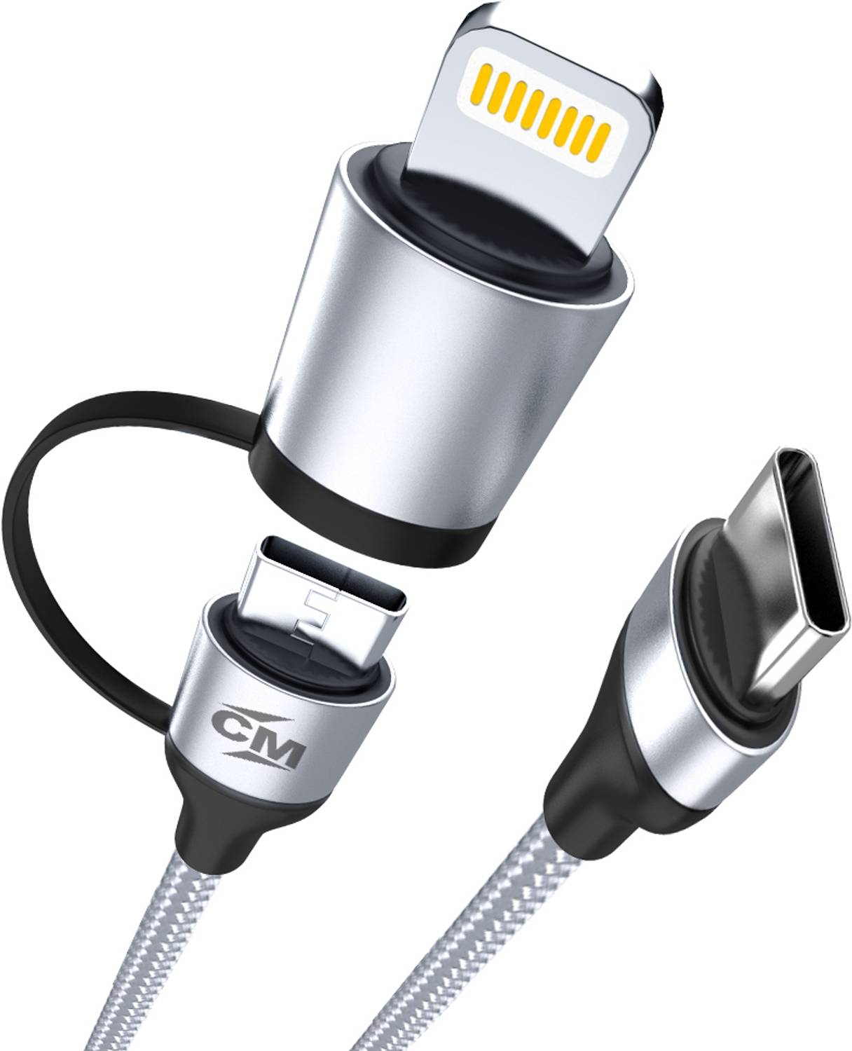 Callmate 2-in-1 Cable 2 A 1 m 60W 2in 1 Type C to Type C Fast Charging/ Data Cable