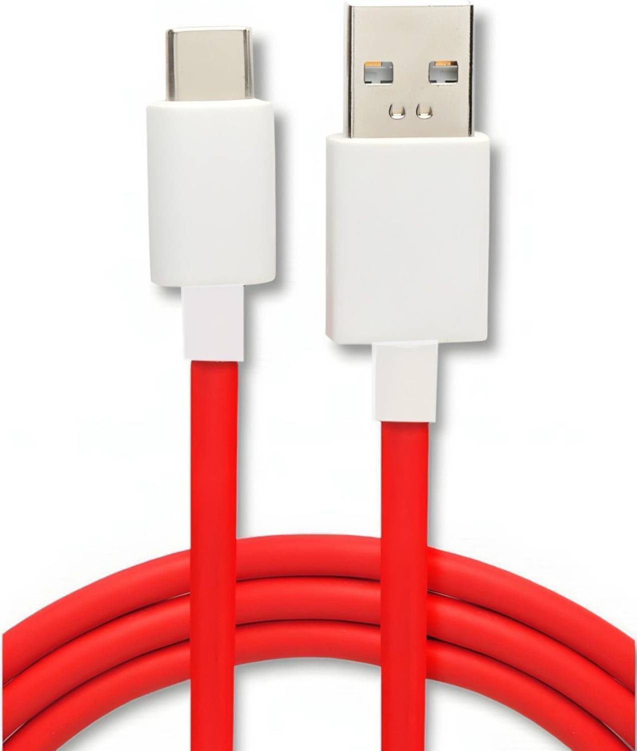 TechZen USB Type C Cable 4 A 1 m PVC Type_C_Red