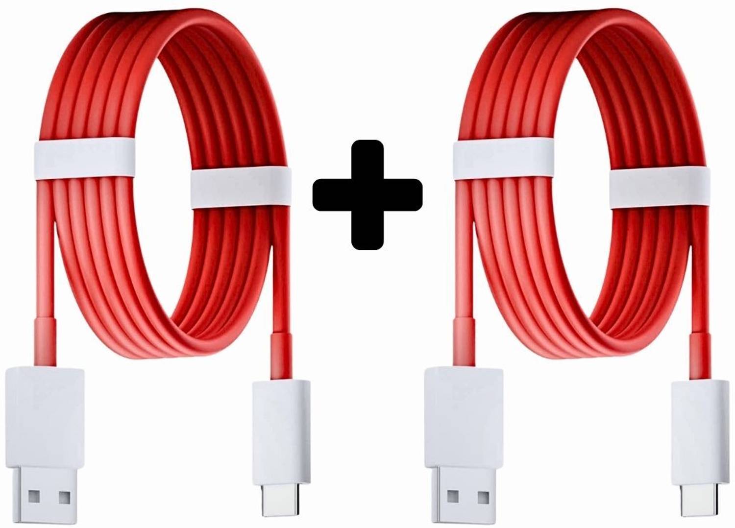 ChargHunt USB Type C Cable 10 A 1 m PVC USB Type-C Fast Charging Cable Combo (1m, 100W, Pack of 2)