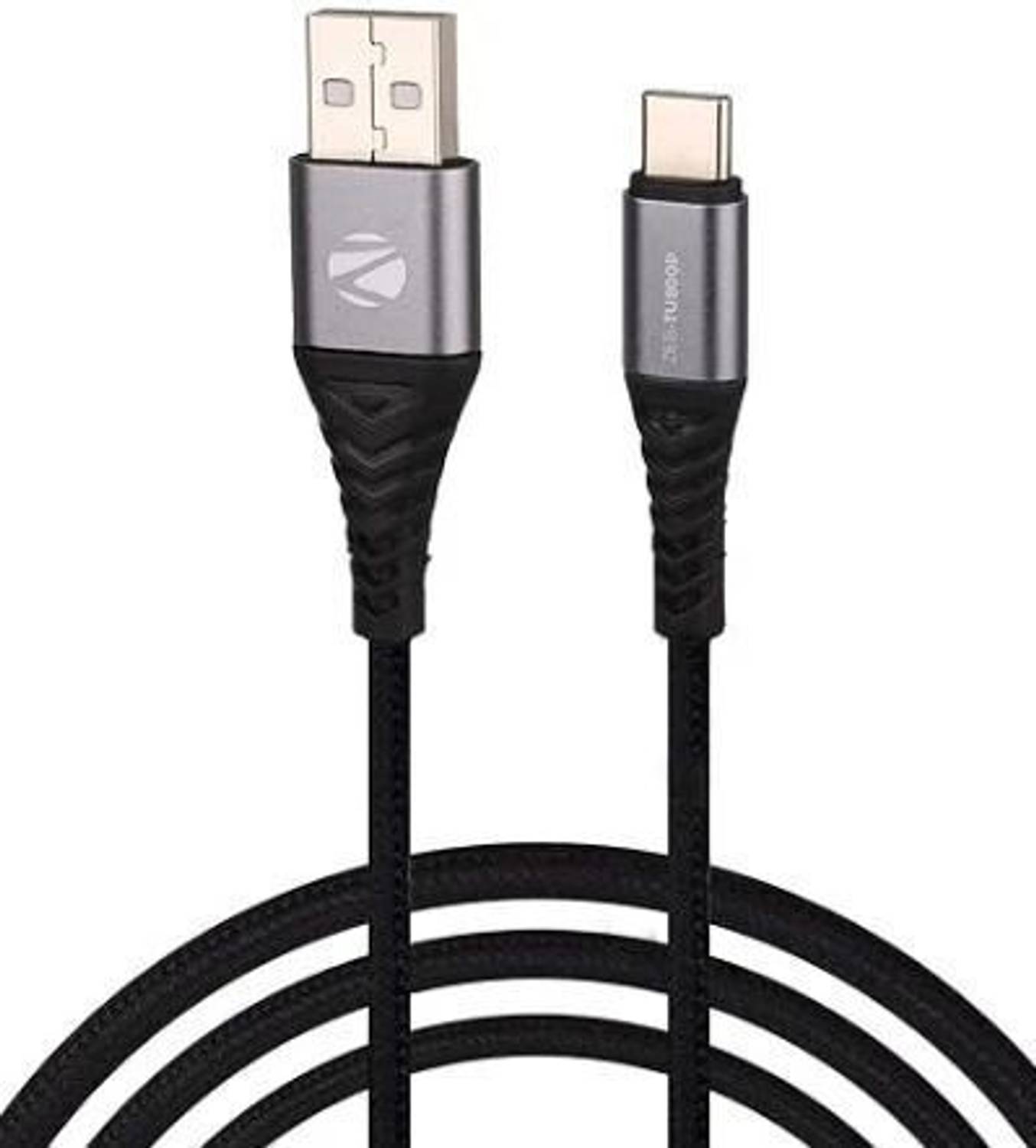 ZEBRONICS USB Type C Cable 1 m Zeb TU800P (Black)