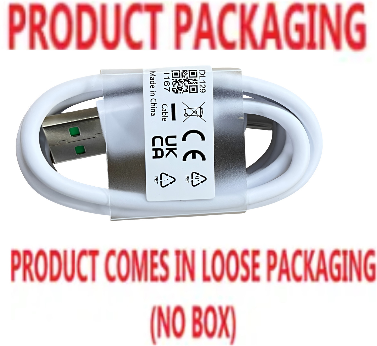 Image of OPPO USB Type C Cable 8 A 1 m Vooc Type C Fast Data Cable....