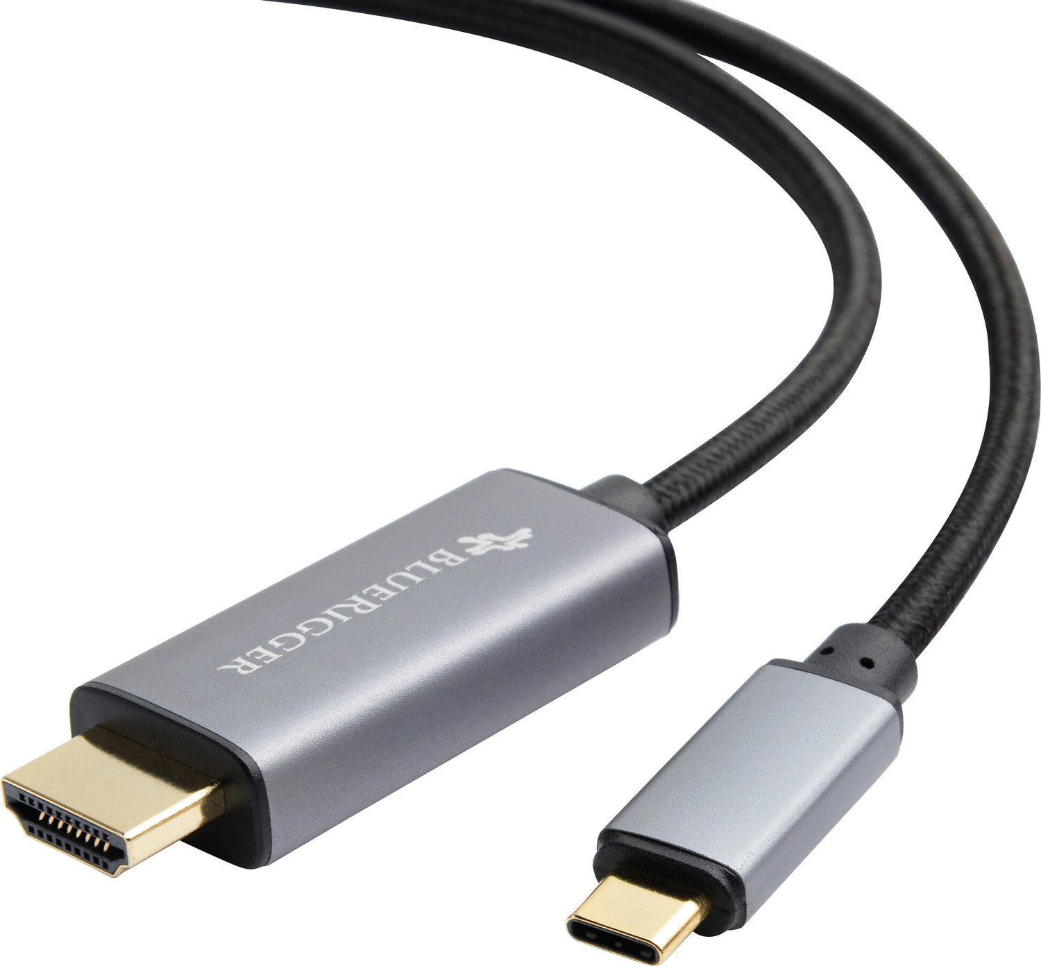 Image of BlueRigger HDMI Cable 2 A 3 m USB C 3.1 to HDMI 4K@60Hz Adapter Cable (Thunderbolt 3 Compatible) for MacBook Pro 2017 /18 /19 /20, MacBook Air /iPad Pro 2020, Surface Book 2, Samsung Galaxy S8 /S9 /S20, Note 10 and more