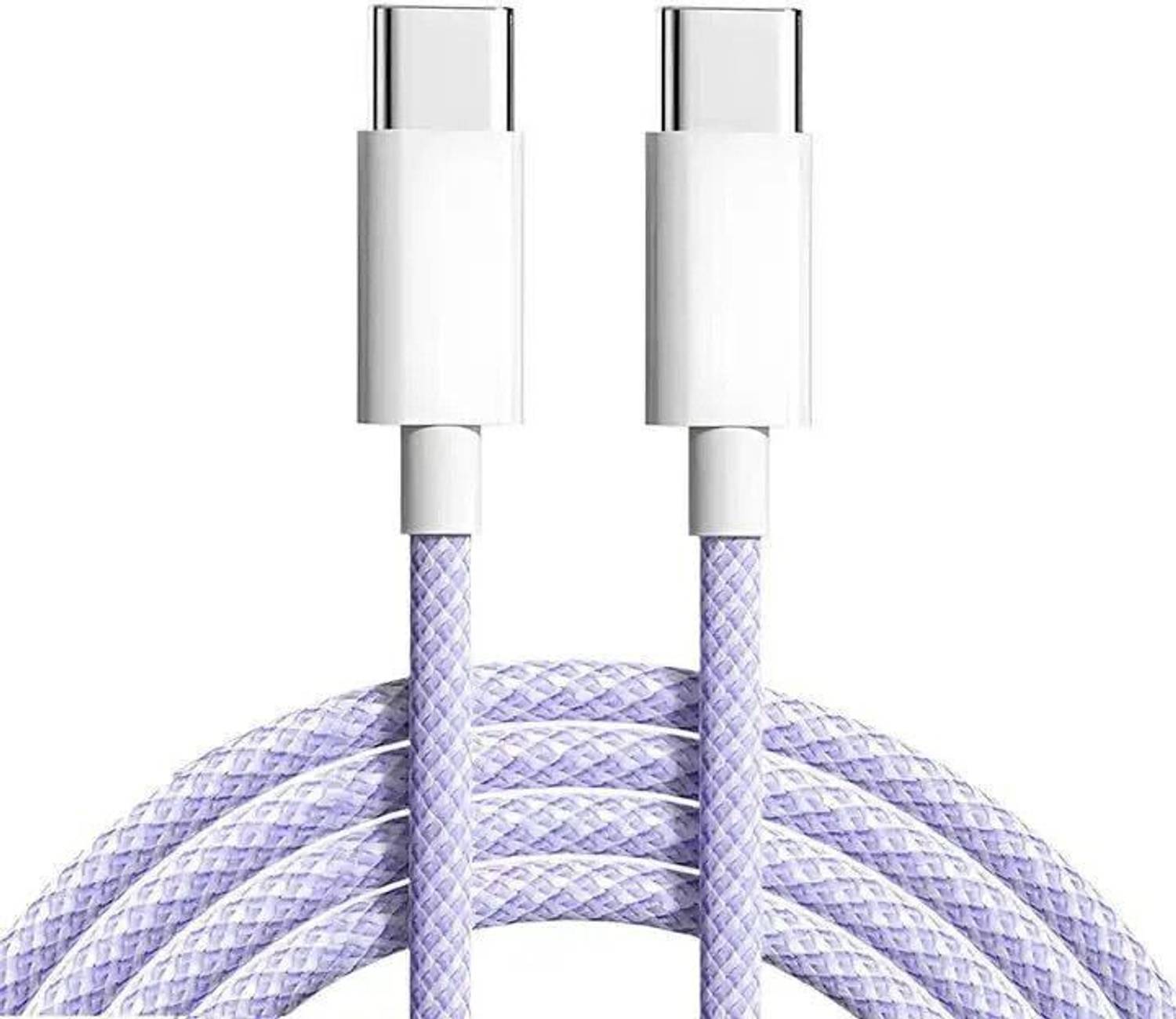 Ziggy USB Type C Cable 0 A 1 m NA Type C to Type C 3FT/1M 65W Fast Charging Cable Compatible with iPhone 16 iPhone 15 Pro/Max