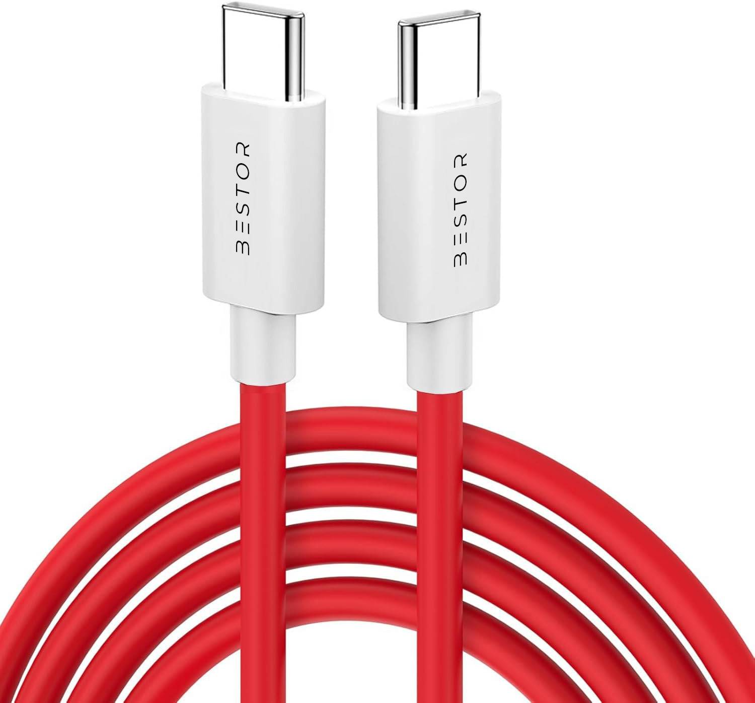 Bestor USB Type C Cable 6 A 1 m Type-C to Type-C Fast Charging Cable