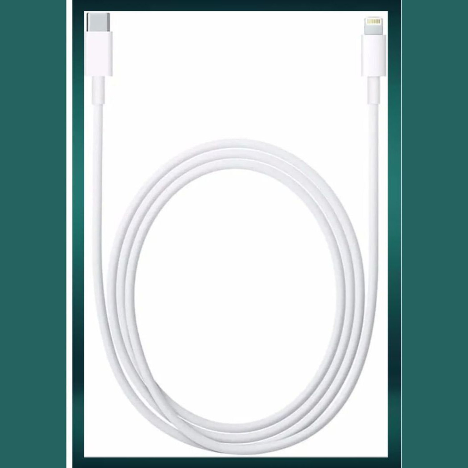 Image of m m enterprises USB Type C Cable 1 m USB Type C to Lightning Cable 1M | 100W Quick Charging for Apple Devices New 13