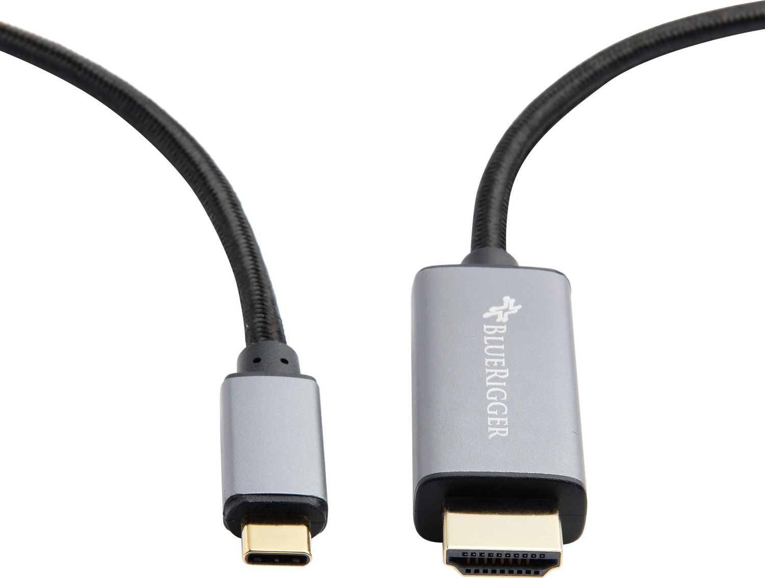 Image of BlueRigger HDMI Cable 2 A 3 m USB C 3.1 to HDMI 4K@60Hz Adapter Cable (Thunderbolt 3 Compatible) for MacBook Pro 2017 /18 /19 /20, MacBook Air /iPad Pro 2020, Surface Book 2, Samsung Galaxy S8 /S9 /S20, Note 10 and more