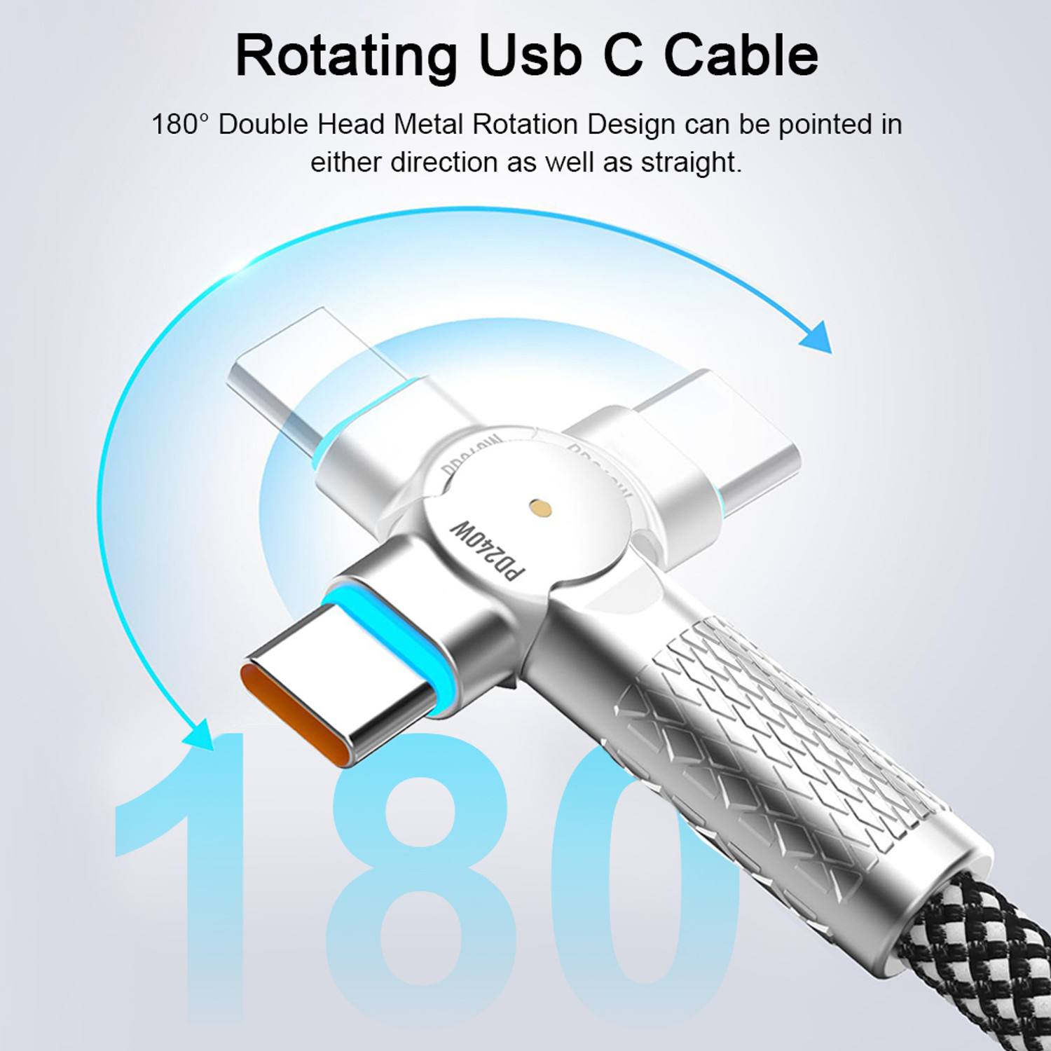 Image of Zeitel USB Type C Cable 3 m 240W Type C Cable Fast Charging