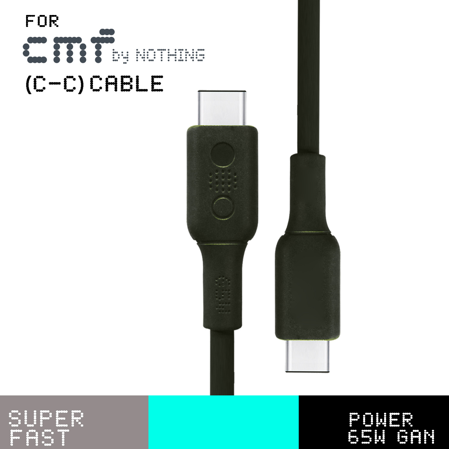 Image of Safa USB Type C Cable 6.5 A 1 m Power GaN 65W SuperFast Type-C To Type-C Data Cable
