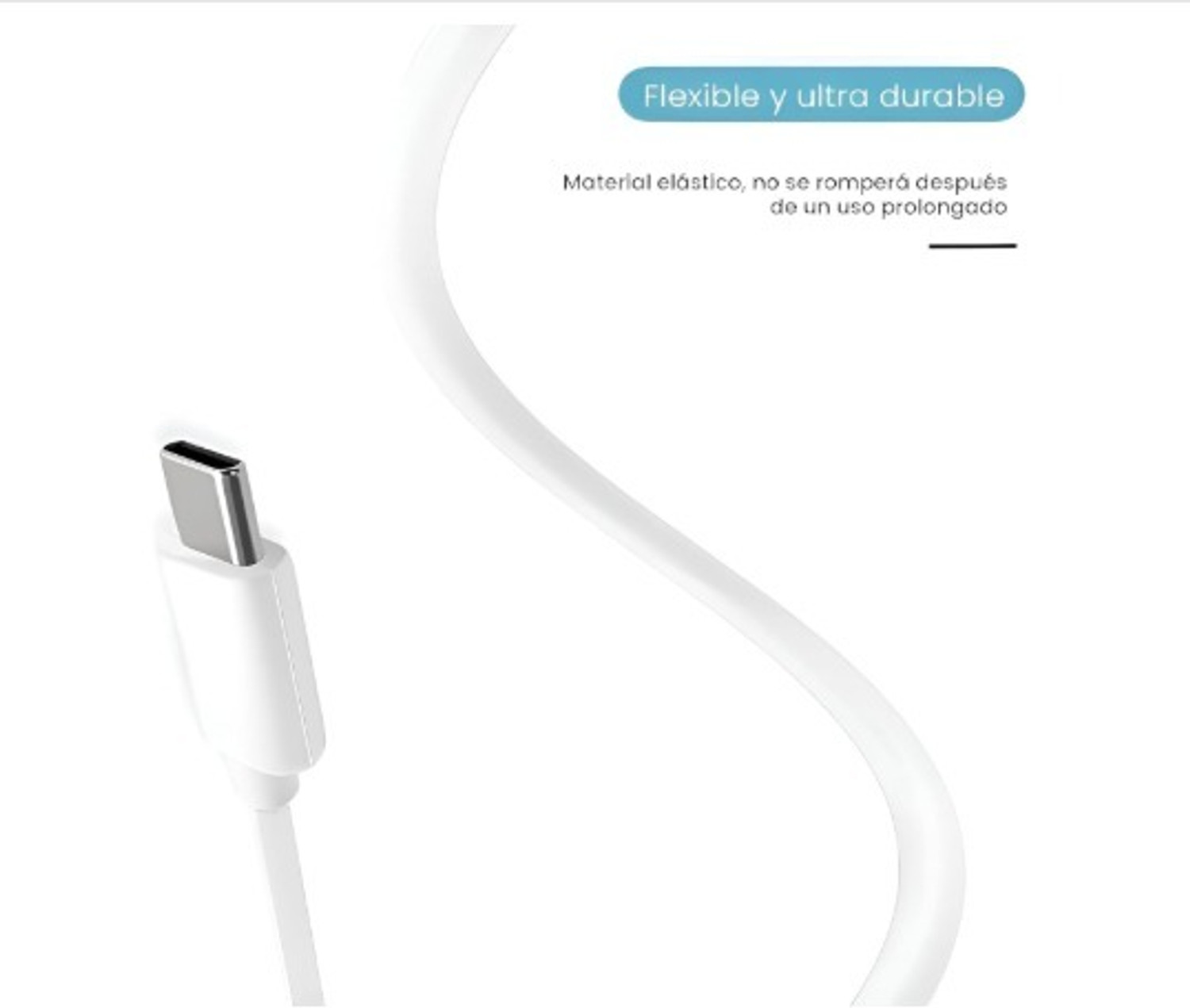 Image of vivo USB Type C Cable 3 A 1 m Aluminum Foil USB Type C 65W Safe Charging Cable