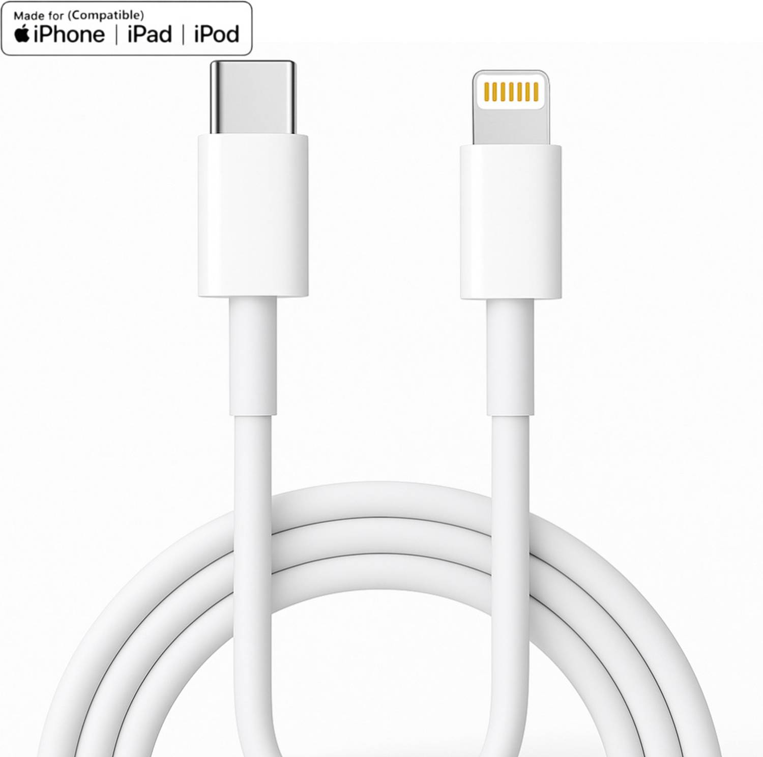 RoarX Type C 3 A 1 m Fast Charging (Apple MFi Certified) Lightning to USB TYPE C