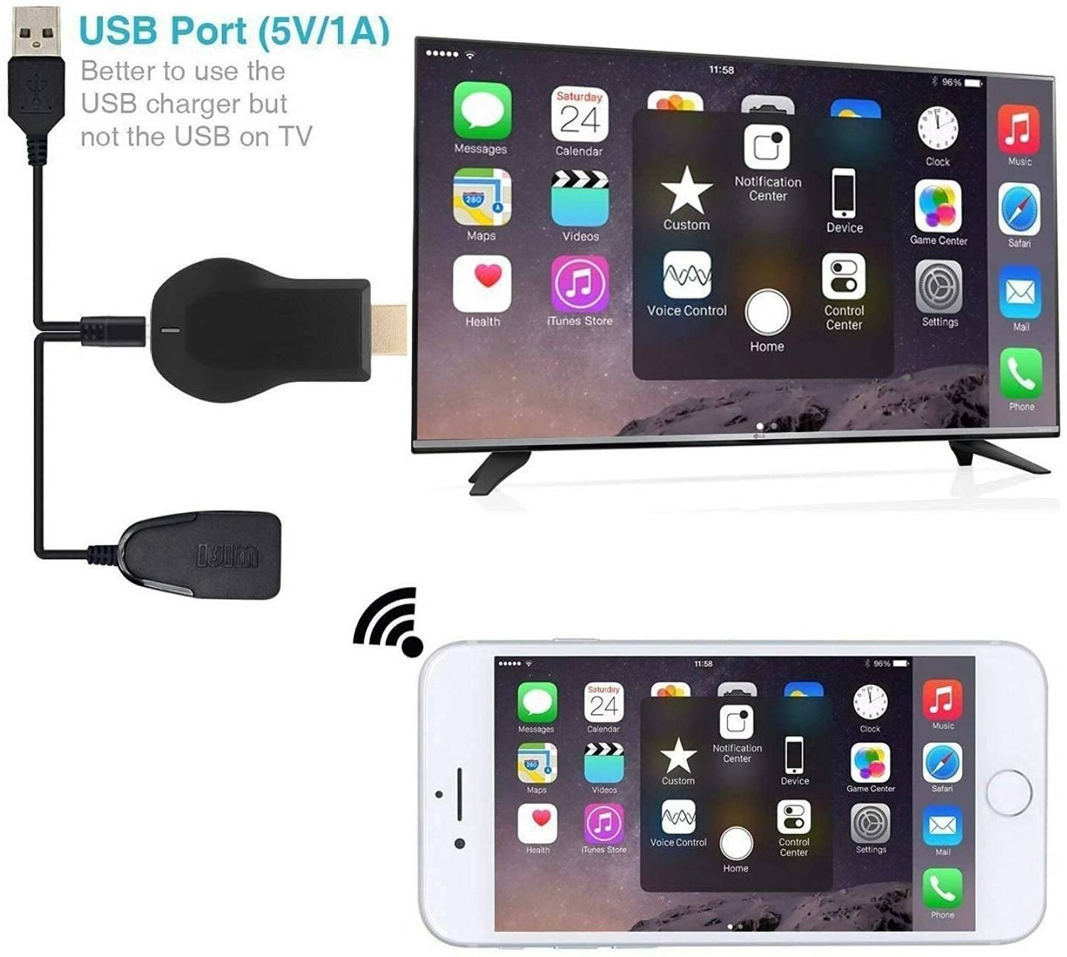 GUGGU SSS_474I Any cast WiFi HDMI Dongle - Image 4
