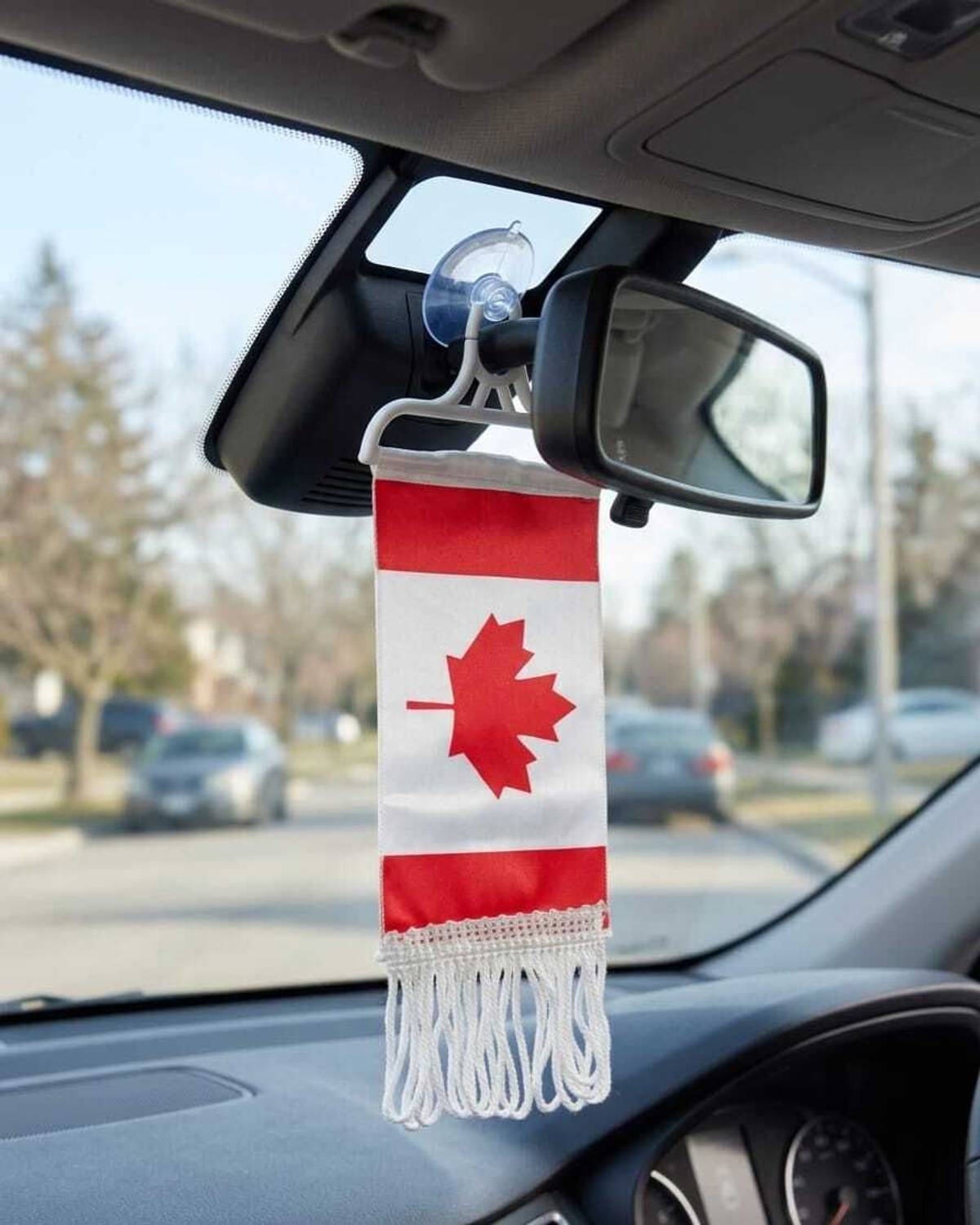 carempire Canada Flag 4x5 Inch Car Banner - Image 1