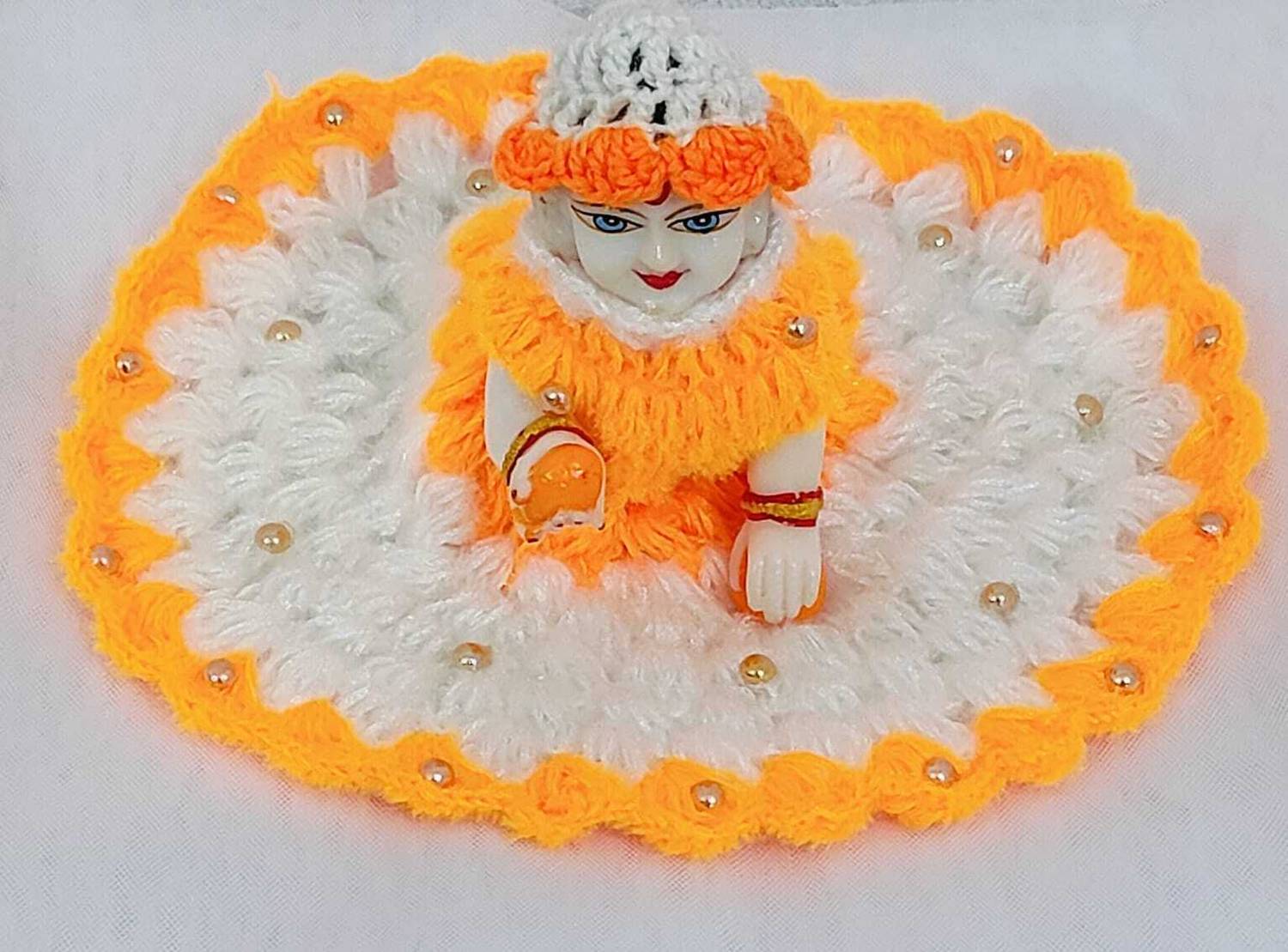 buyagain 1 no.laddu gopal winter woolen heavy poshak with cap (sweater +  cap Multicolour Dress Price in India - Buy buyagain 1 no.laddu gopal winter  woolen heavy poshak with cap (sweater +