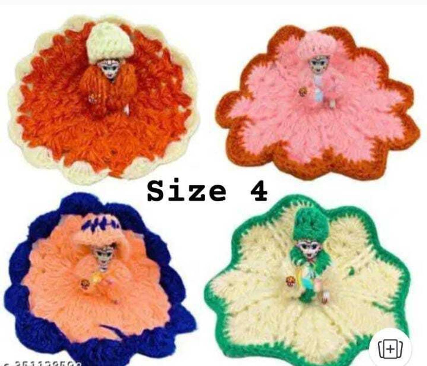 Anyfashion laddu gopal / kanha ji/ winter dress woolen fancy dress size 4 Dress