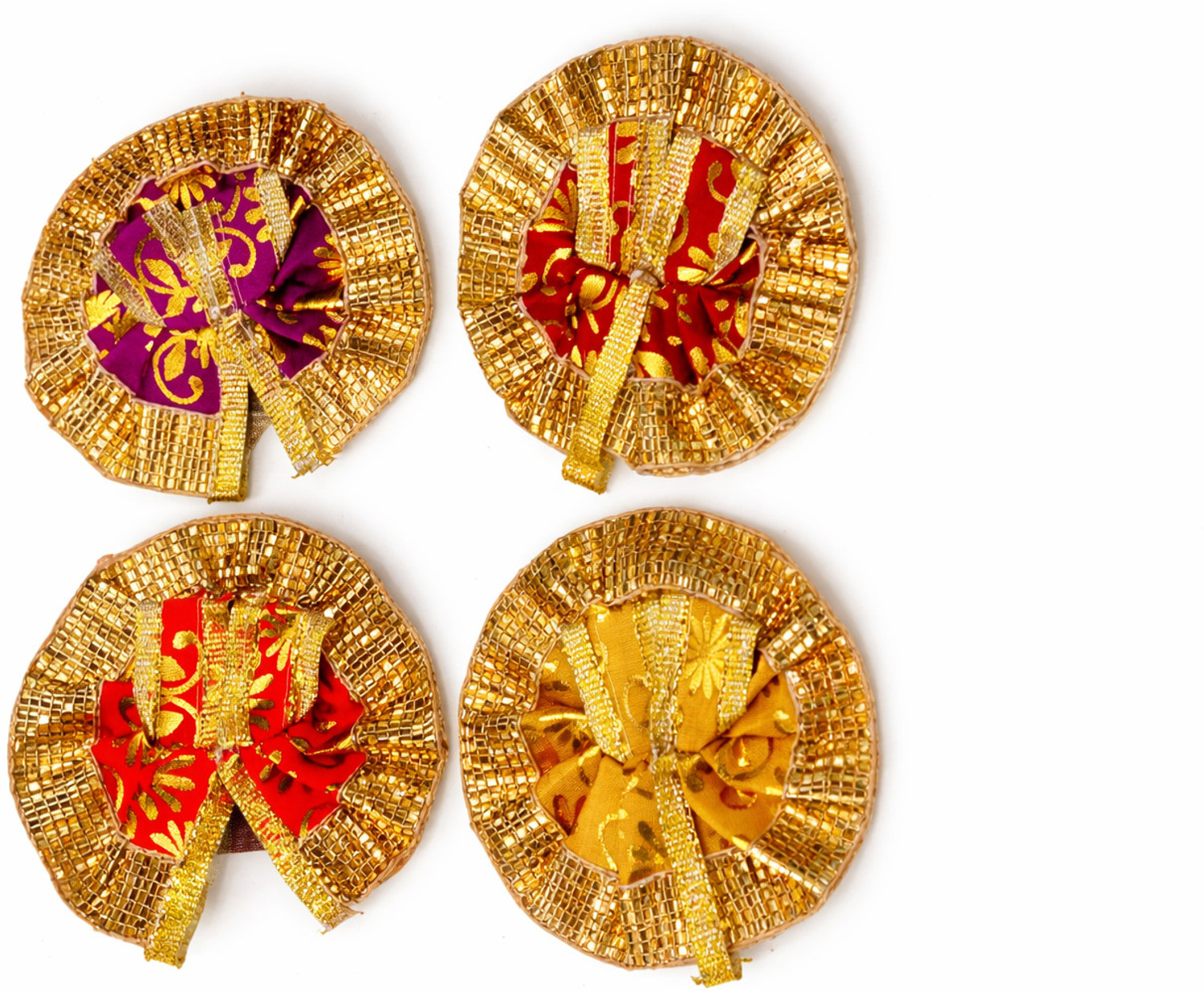 Image of gofii Pack of 4 Laddu Gopal Poshak size 0 Dress