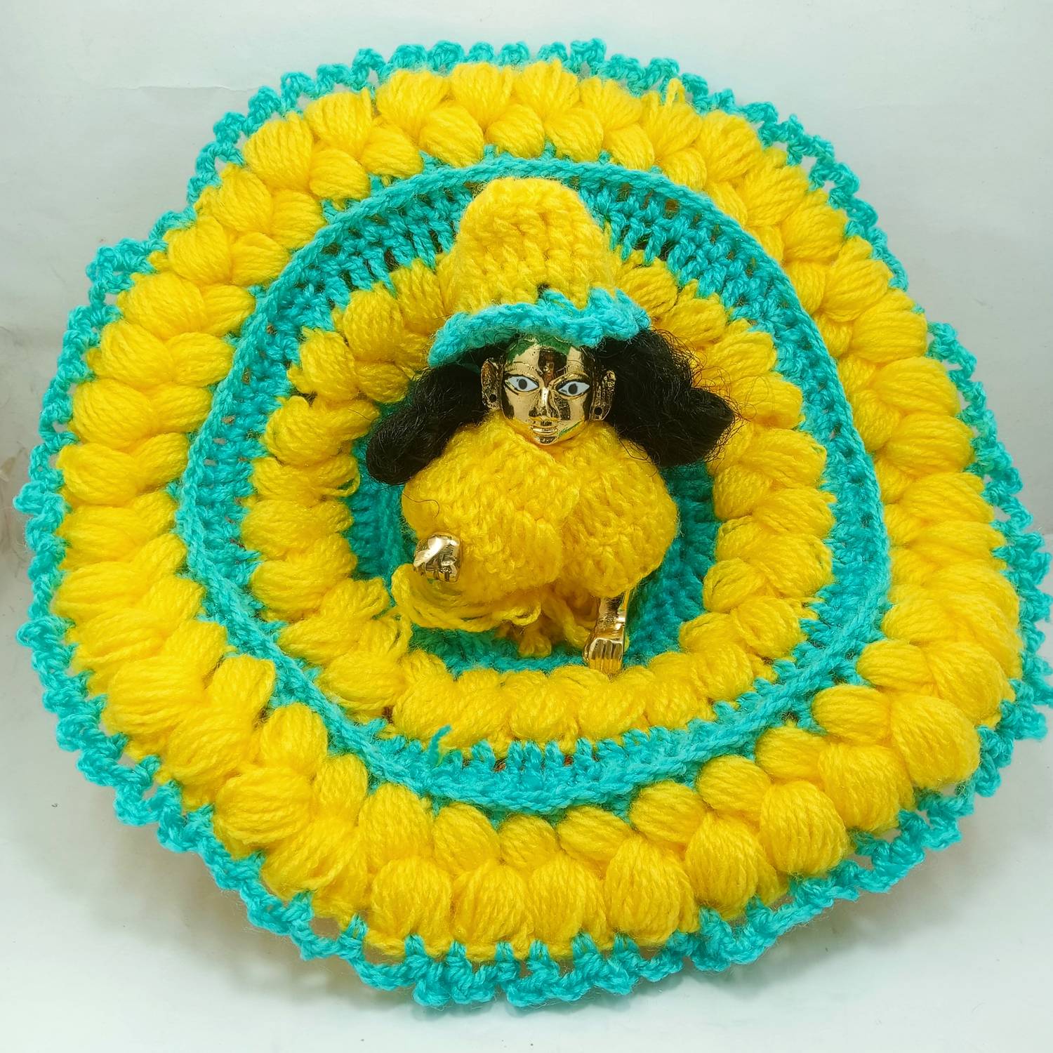navy blue dress for baby girl Laddu Gopal Winter Woolen Dress, For Home, Size: 4 at ₹ 25/piece in  Muzaffarnagar main image 1
