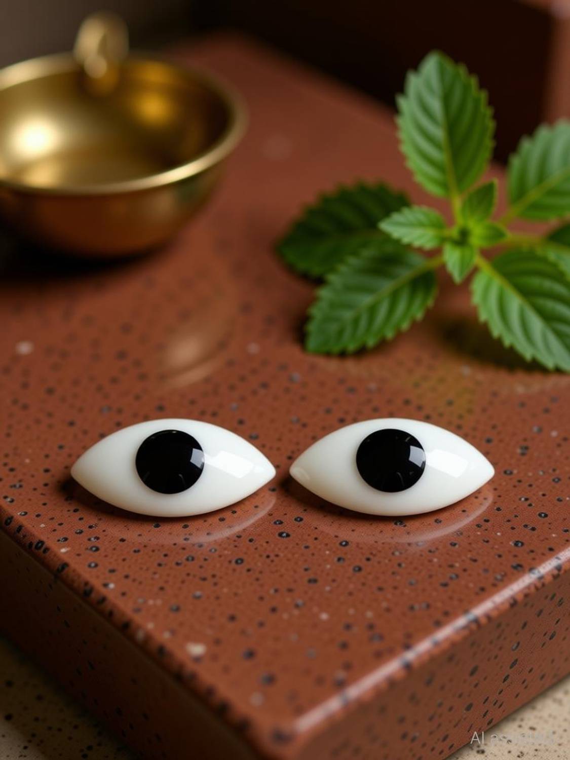 Any Fashion Eyes for Laddu Gopal (size 0) Deity Ornament