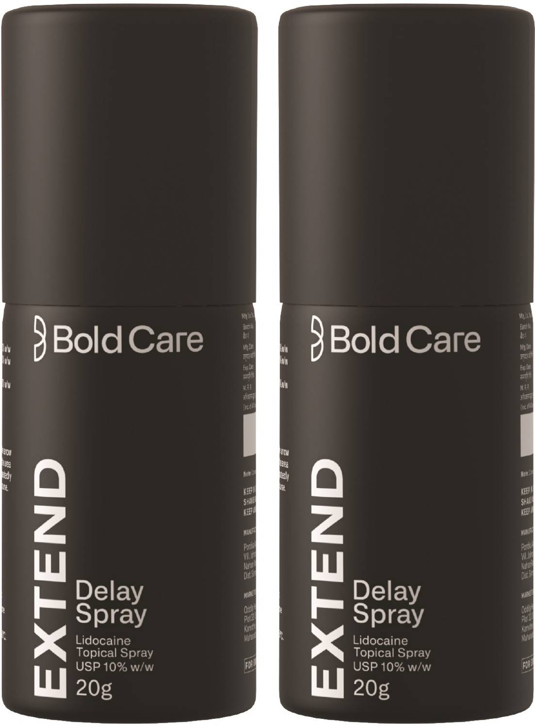 Bold Care Extend Delay Spray for Men -Pack of 2 (40 g)