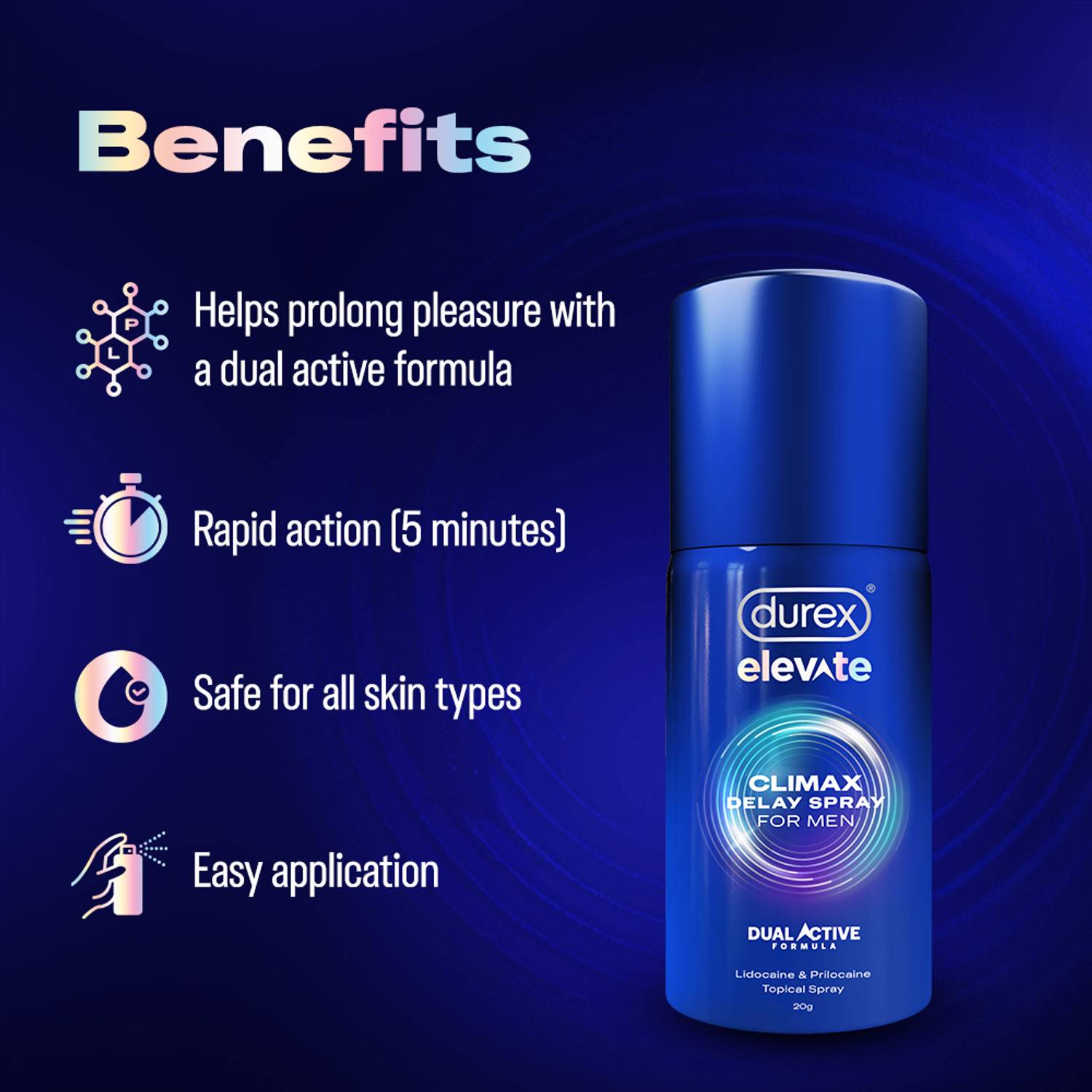 DUREX Elevate Climax Delay Spray Price in India - Buy DUREX Elevate Climax Delay  Spray online at Flipkart.com