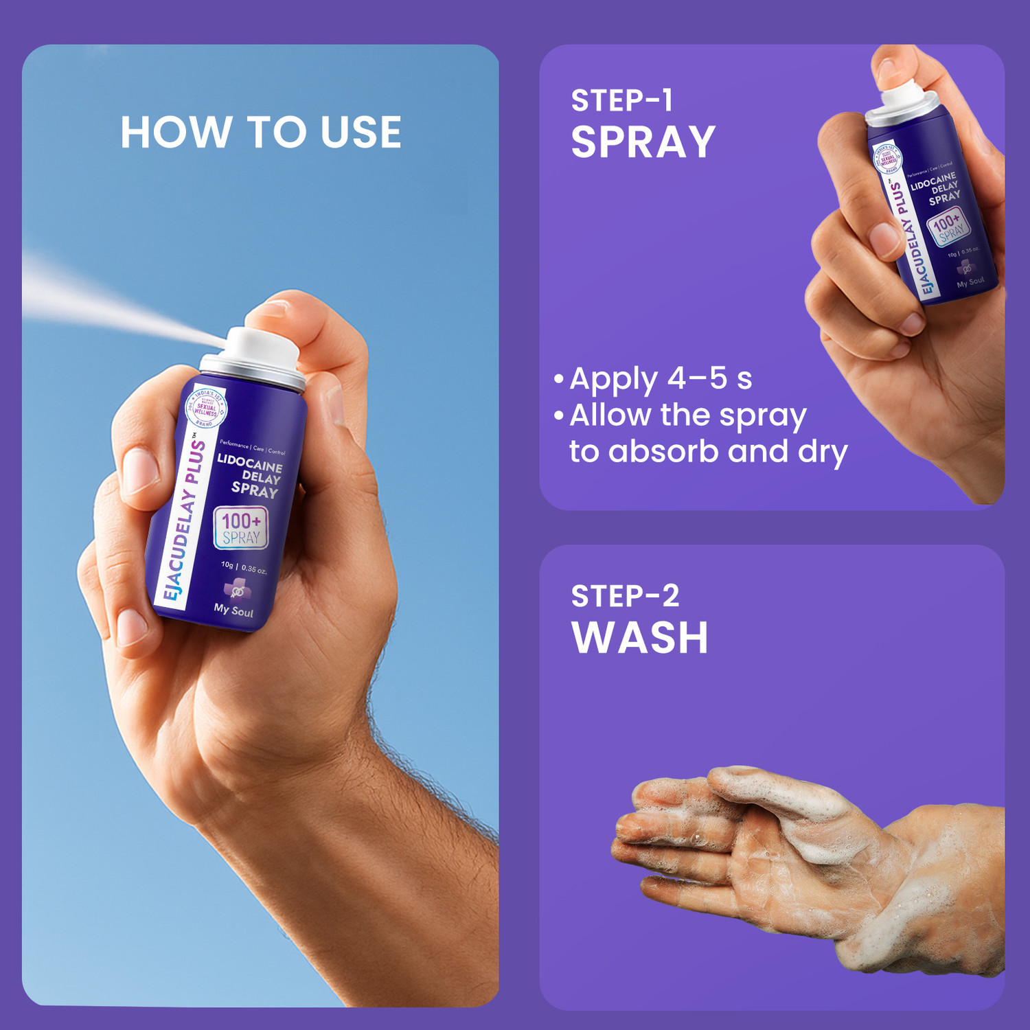 Image of My Soul My Soul Ejacudelay Plus Delay Spray for Men
