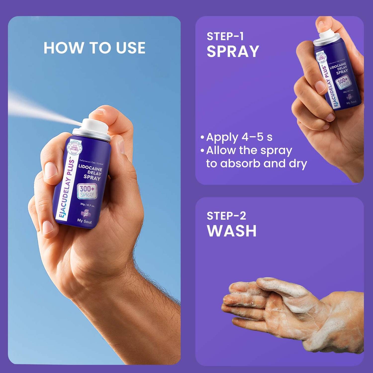 My Soul Ejacudelay Delay Spray 40g Pack of 2 - Image 5