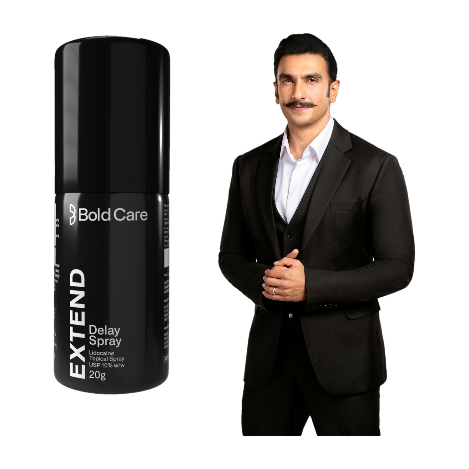 Bold Care Extend Delay Lidocaine Topical Spray for Men