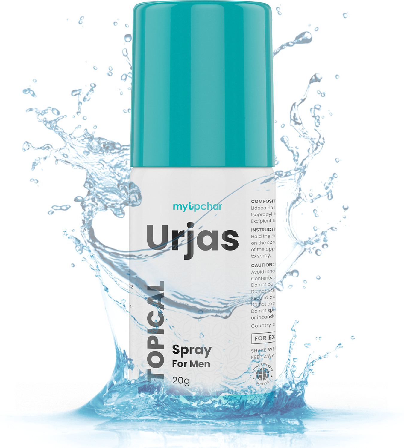 Image of myUpchar Urjas Topical Spray for Men Lubricant