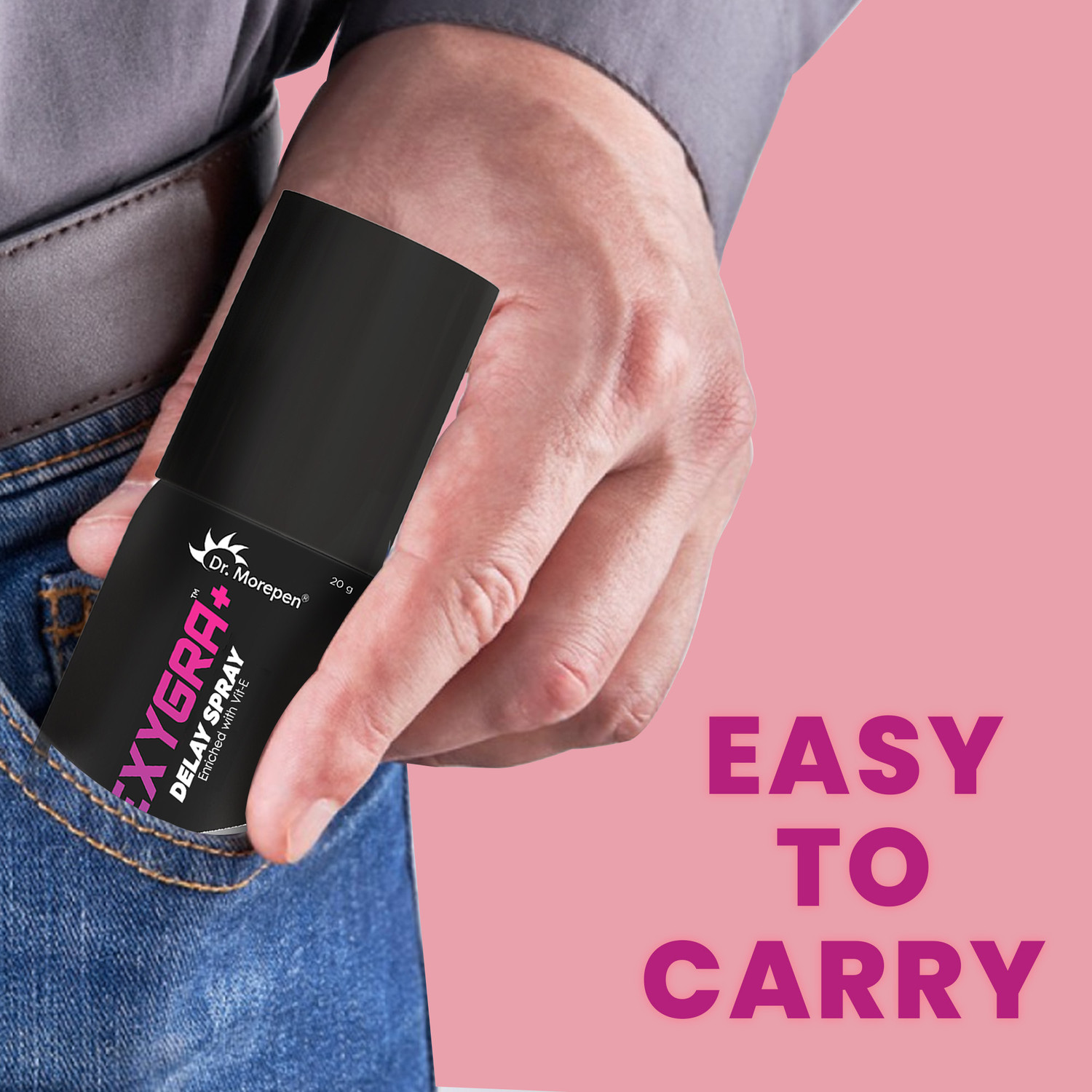 Image of Dr. Morepen Dr. Morepen Exygra+ Delay Spray With Strawberry Fragrance |No Side Effects