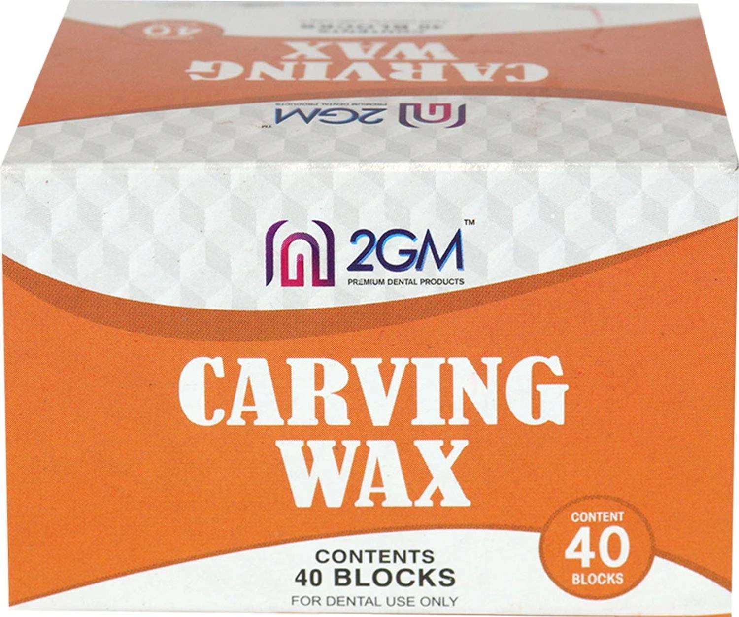 2GM Carving Dental Wax Yellow Paraffin Wax & Other Waxes 40 Blocks (200gms)