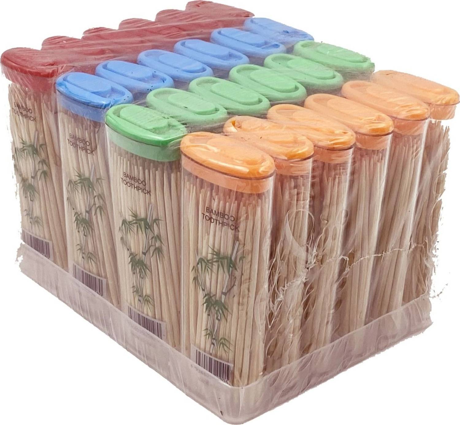 HYRA Natural Bamboo Toothpicks 1200 Pcs - Image 2