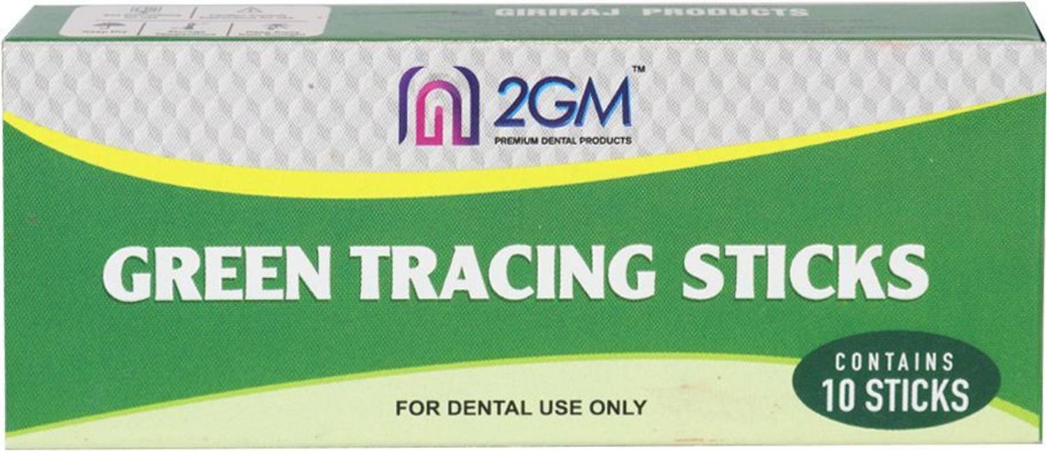2GM Dental Green Tracing Sticks ( Pack of 10 Stick) Paraffin and Other Waxes