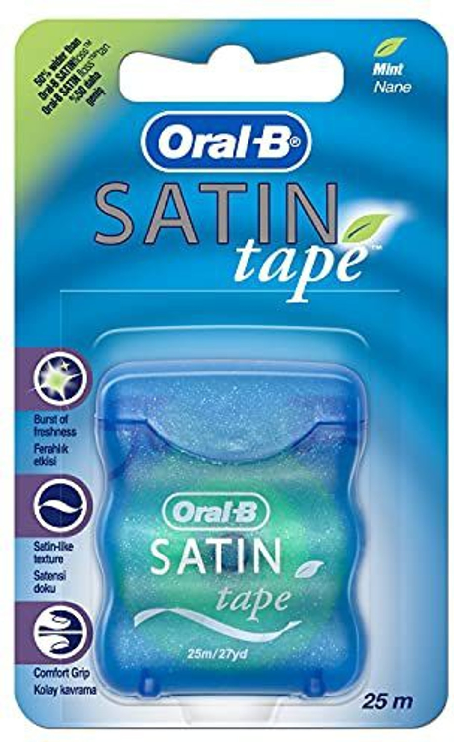 Image of Oral B Satin Mint Dental Tape 25m