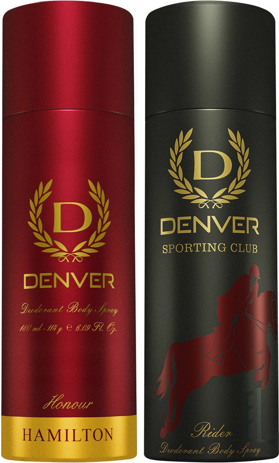 DENVER Honour & Sporting Club Rider Long Lasting Deodorant Spray