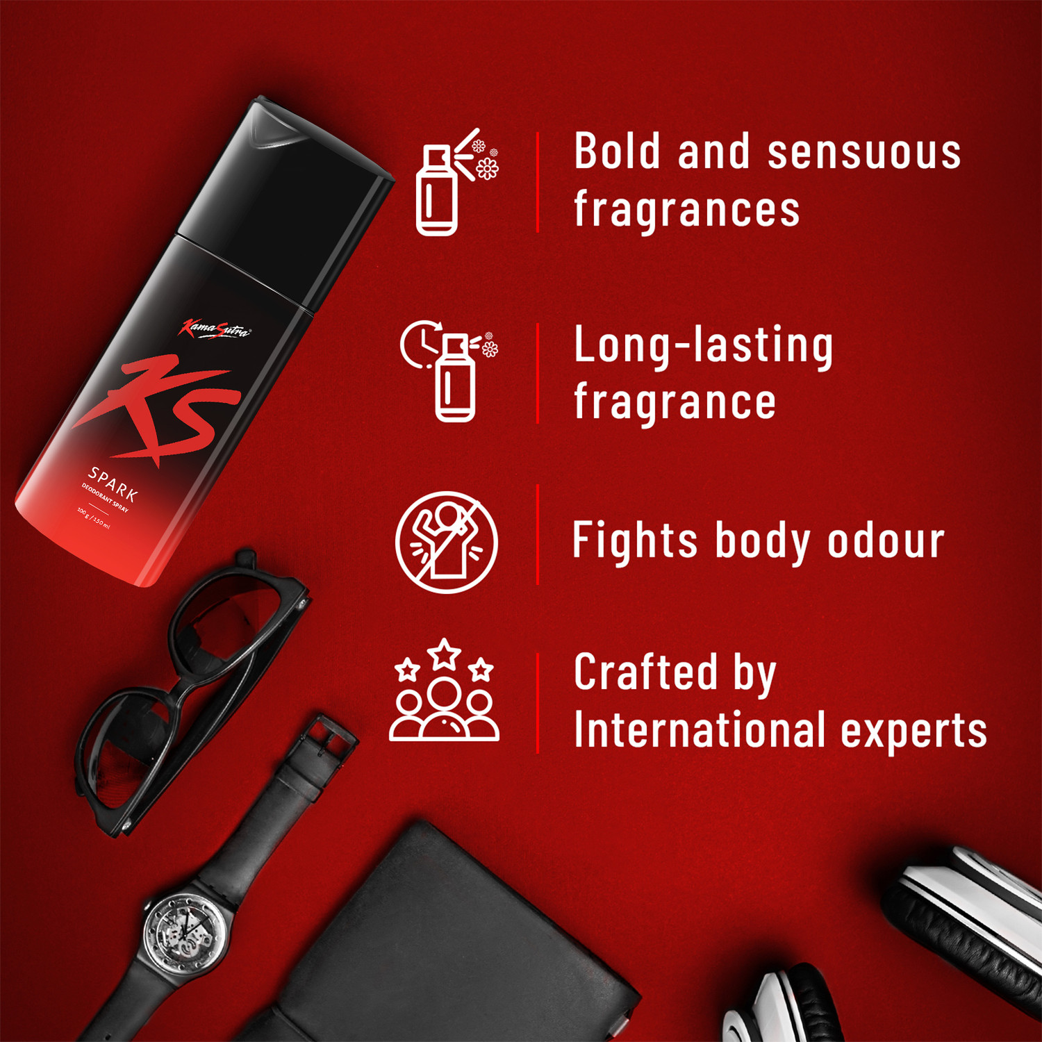 Image of KS Spark Deodorant Spray - For Men & Women