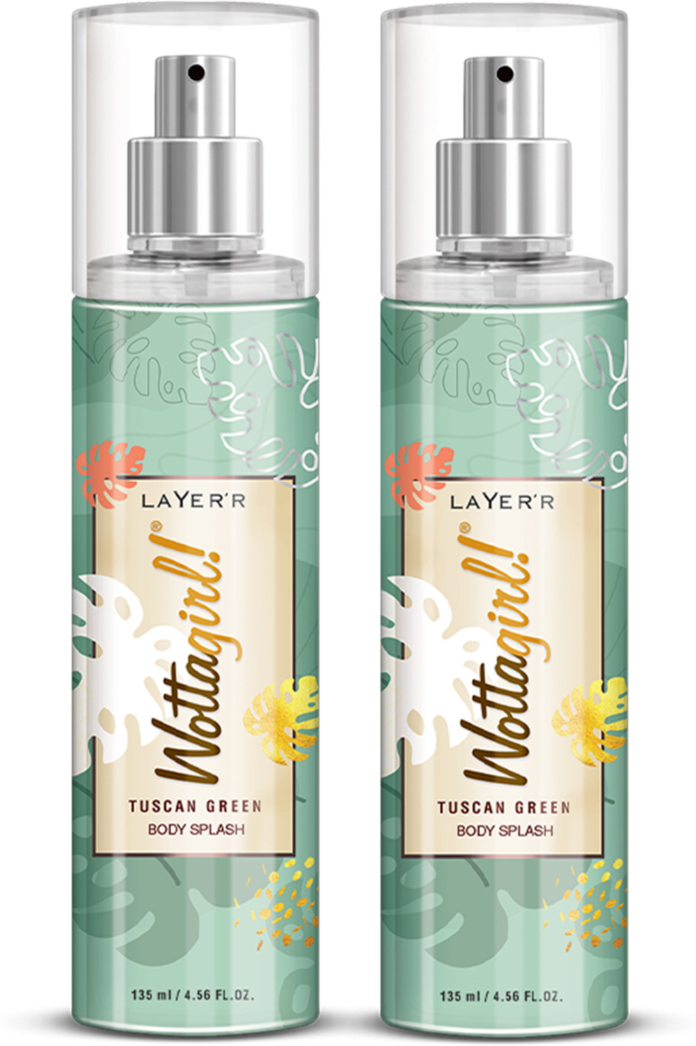 Image of LAYER'R Wottagirl Tuscan Green Fragrant Long Lasting Body Spray - For Women