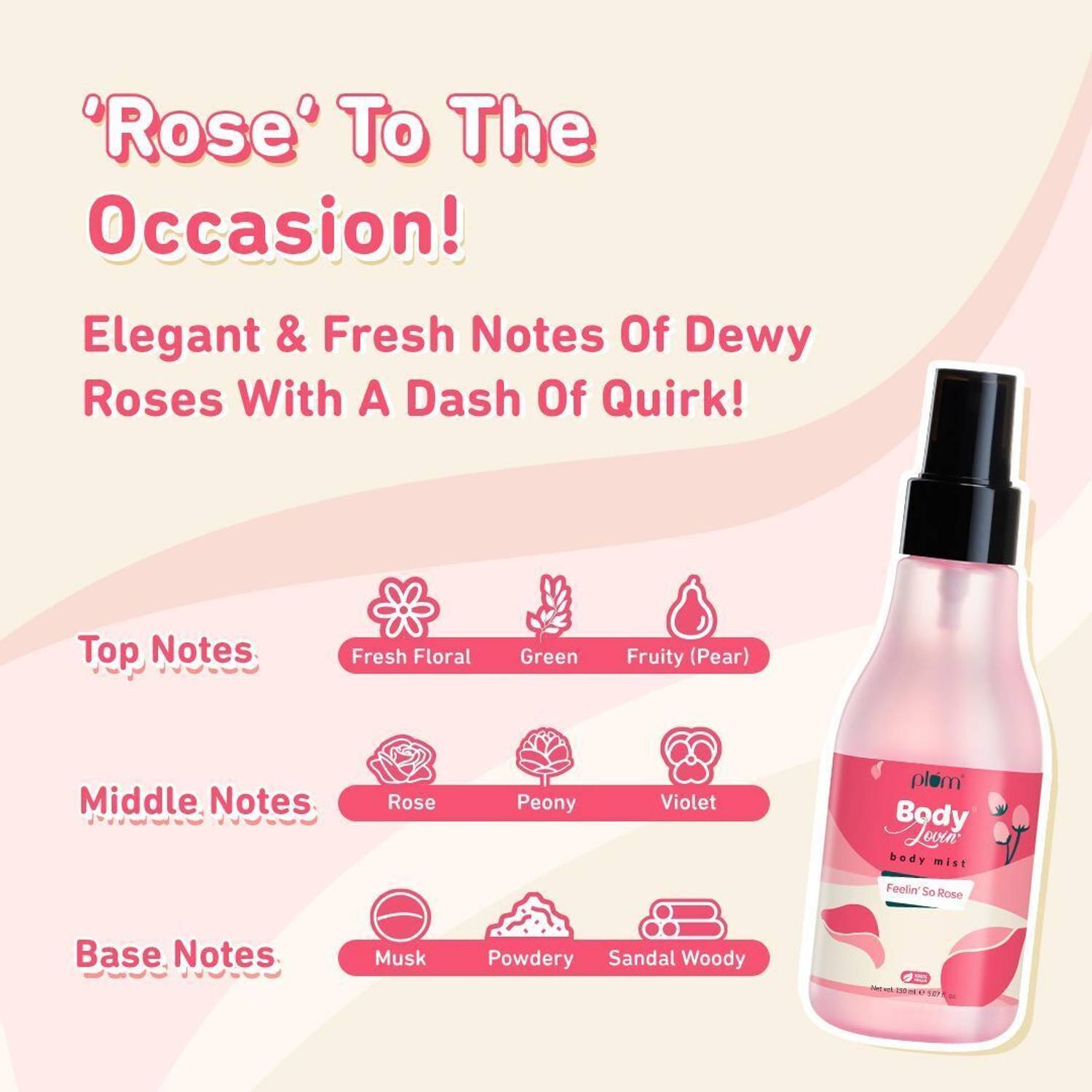 Plum BodyLovin' Feelin' So Rose 100ml - Image 2