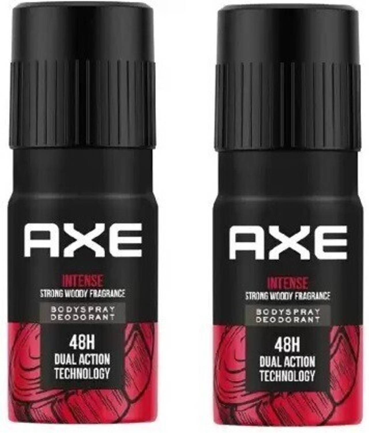 AXE Intense Deodorant 150ml Pack of 2 V Body Spray - For Men & Women