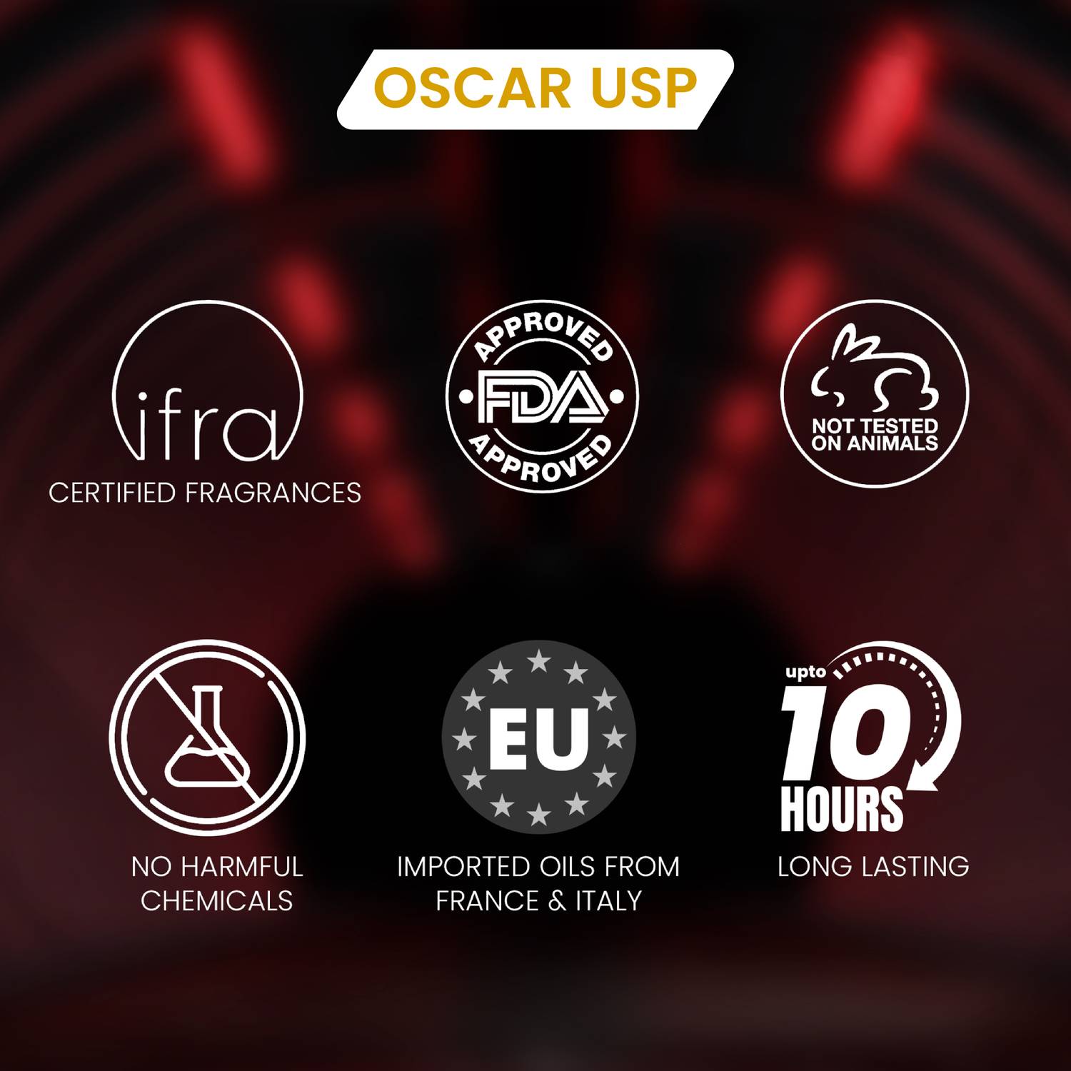 OSCAR Forever Paris Black & Night Deodorant Spray 40ml - Image 3