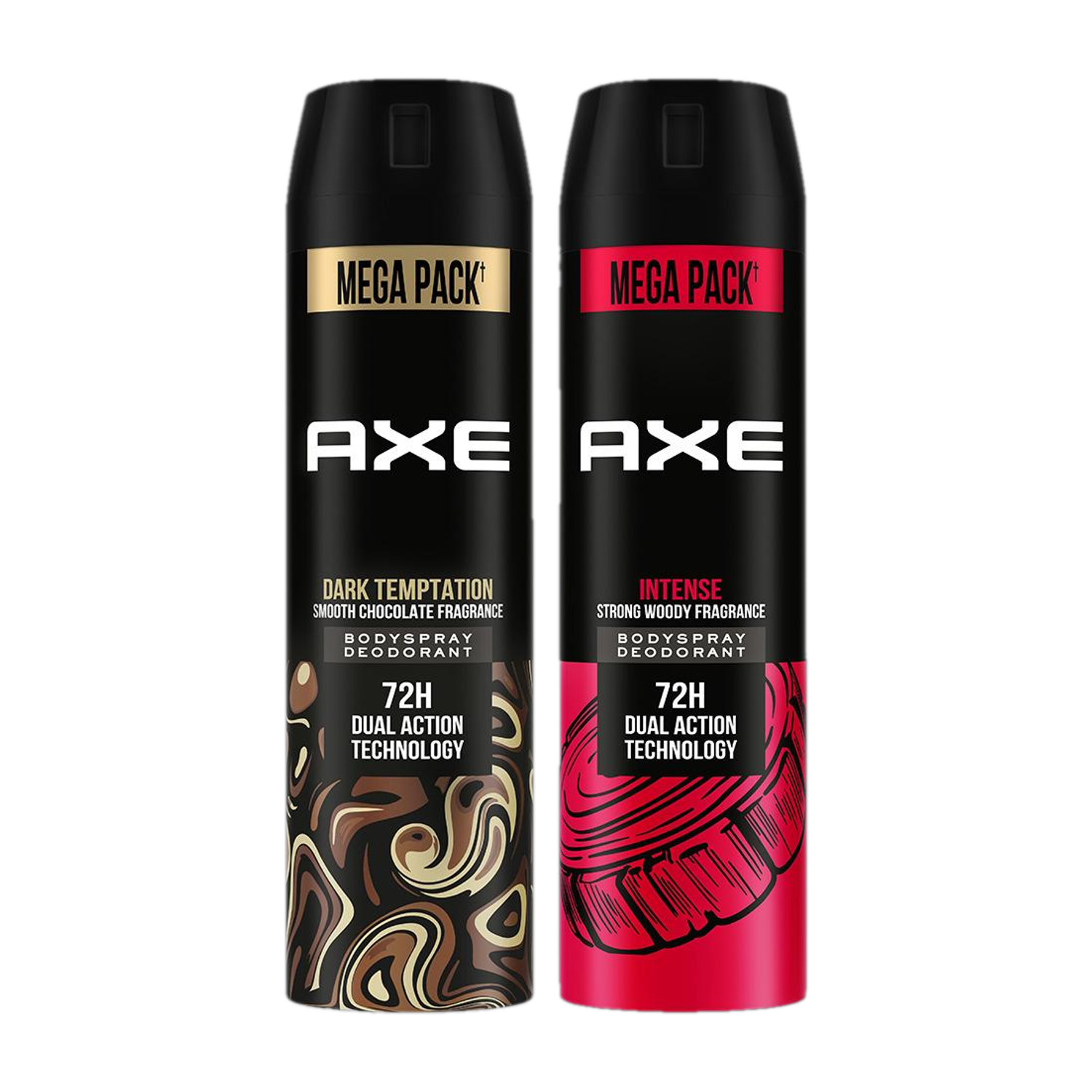AXE Dark Temptation & Intense Deodorant Spray - For Men (430 ml...mo