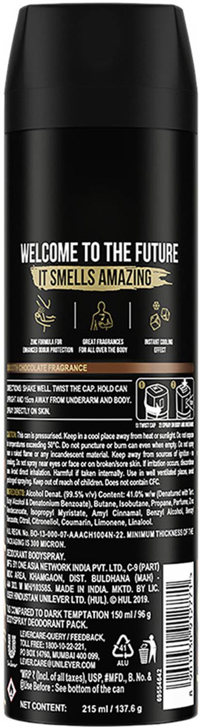 AXE Dark Temptation Deodorant Spray 150ml - Image 3