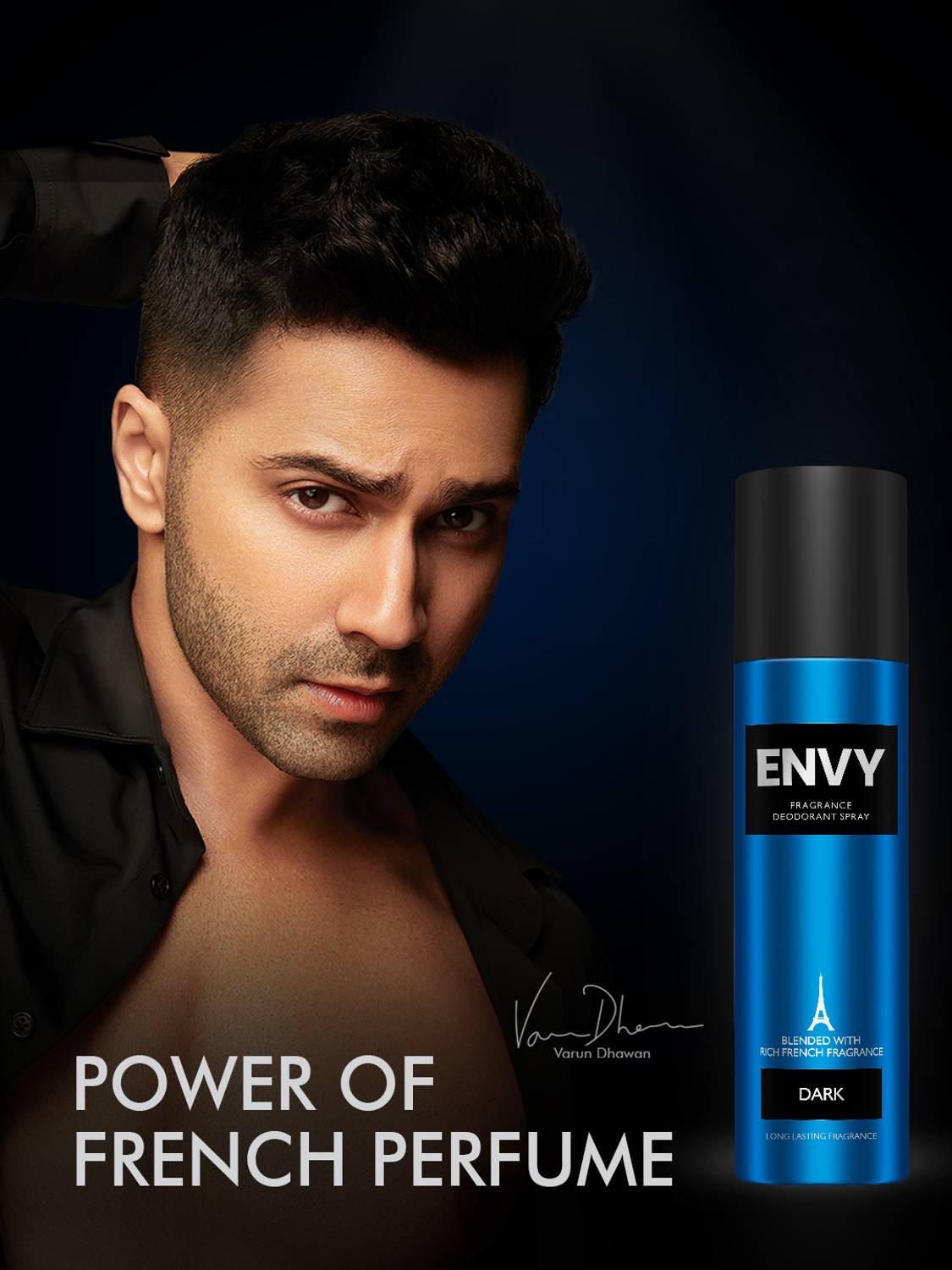Envy Dark & Absolute Perfume Deodorant Spray - For Men - Image 2