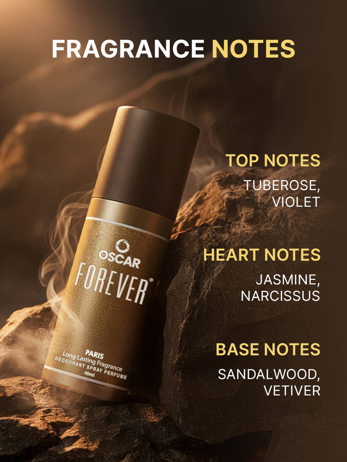 OSCAR Forever Paris Deodorant Body Spray 40ml - Image 5