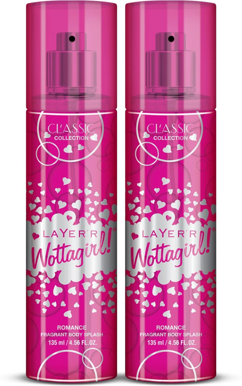 Image of LAYER'R Wottagirl Romance Classic Collection Fragrant Long Lasting Body Spray - For Women
