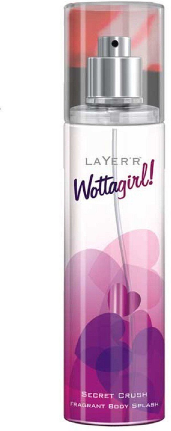 Image of Layer'r Shot WOTTAGIRL SECRET CRUSH Deodorant Spray - For Women